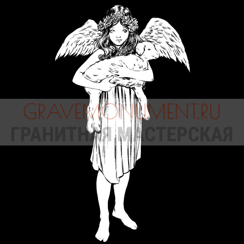 gravemonument.ru Гравировка ангелы ГА 0002