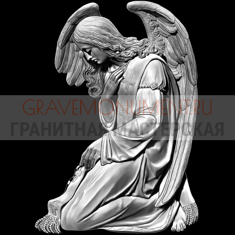 gravemonument.ru Гравировка ангелы ГА 0005