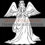 Гравировка ангелы ГА 0009