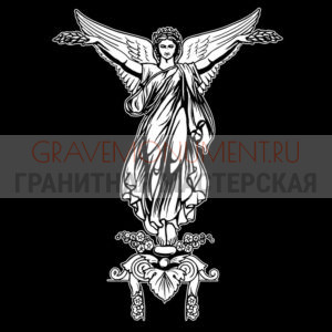 Гравировка ангелы ГА 0020