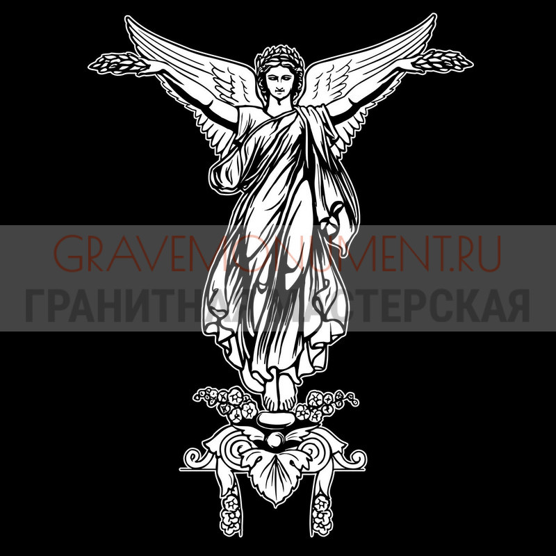 gravemonument.ru Гравировка ангелы ГА 0020
