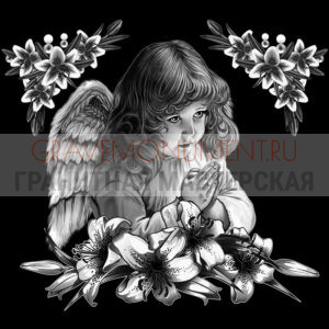 Гравировка ангелы ГА 0027