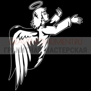 Гравировка ангелы ГА 0037