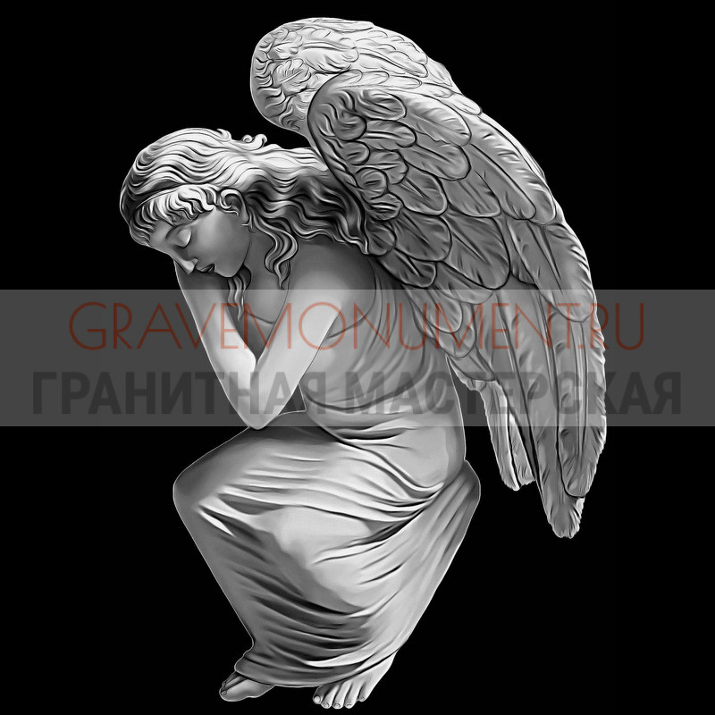 gravemonument.ru Гравировка ангелы ГА 0038