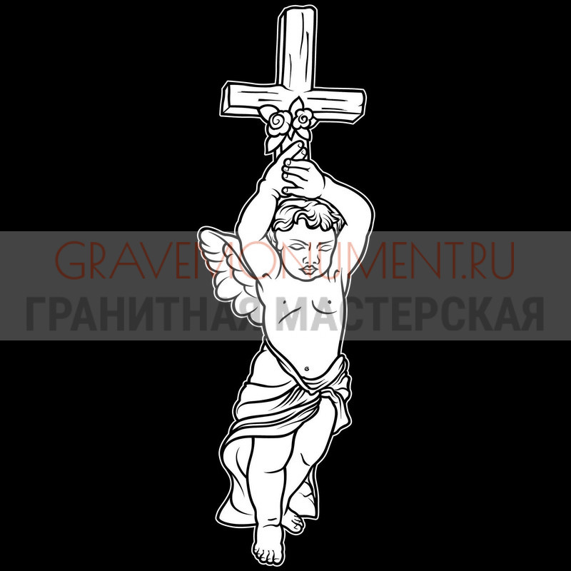 gravemonument.ru Гравировка ангелы ГА 0066