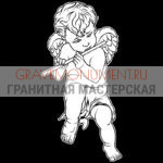 Гравировка ангелы ГА 0074