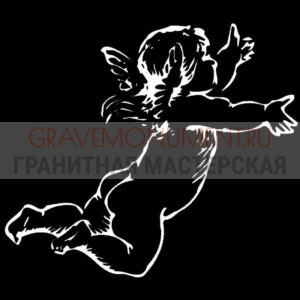 Гравировка ангелы ГА 0082