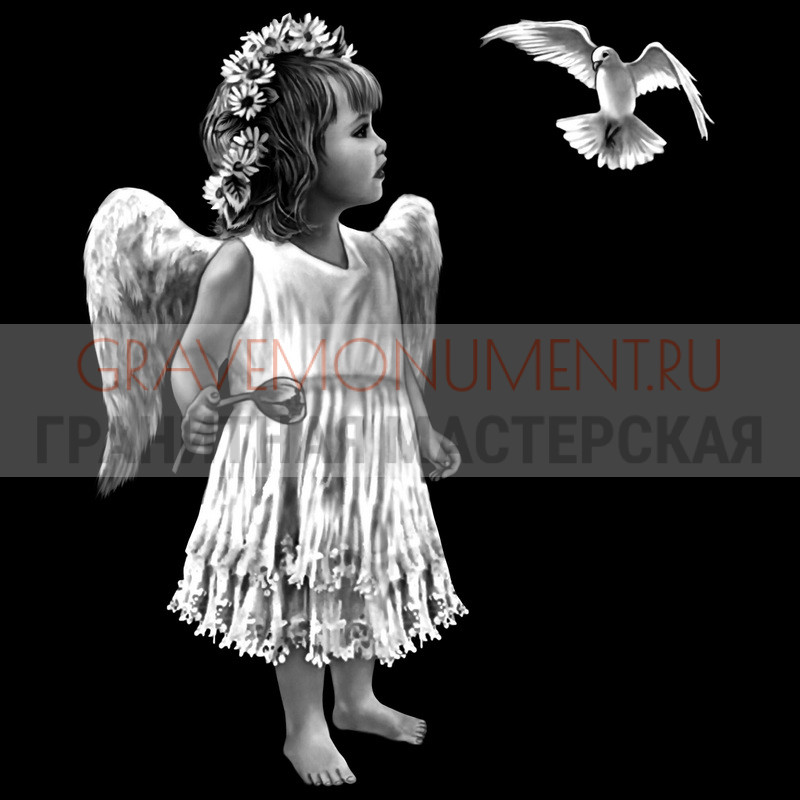 gravemonument.ru Гравировка ангелы ГА 0148