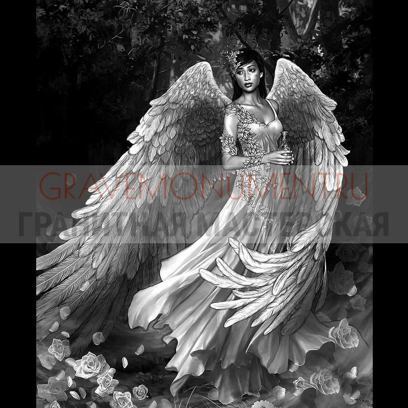 gravemonument.ru Гравировка ангелы ГА 0158
