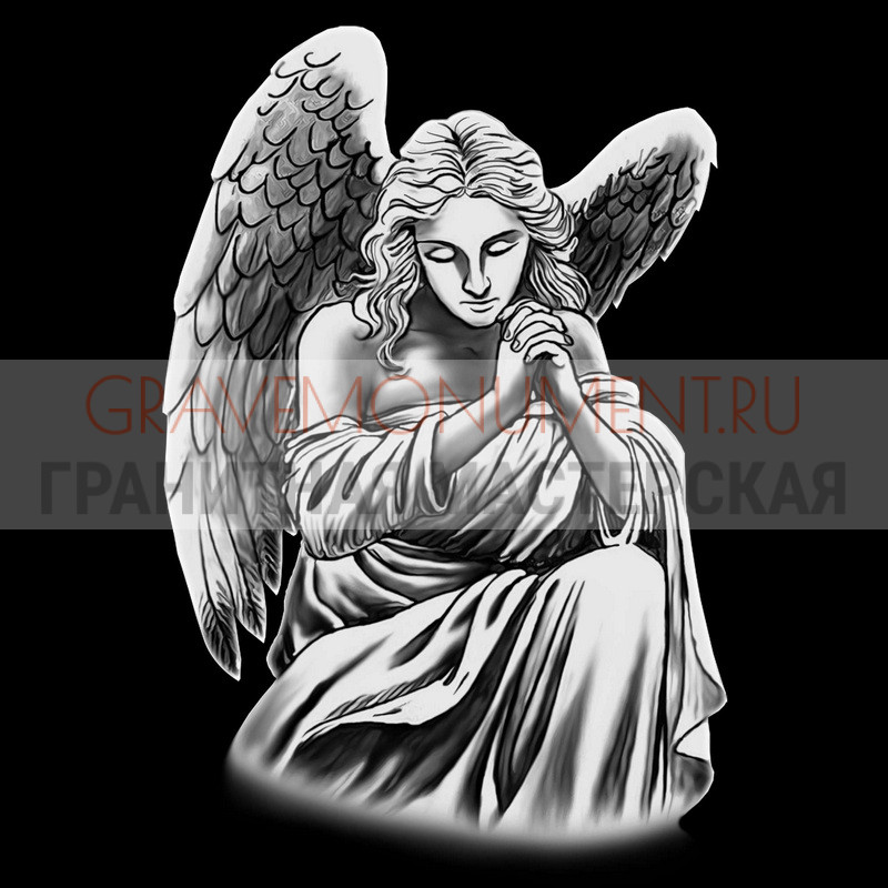 gravemonument.ru Гравировка ангелы ГА 0206
