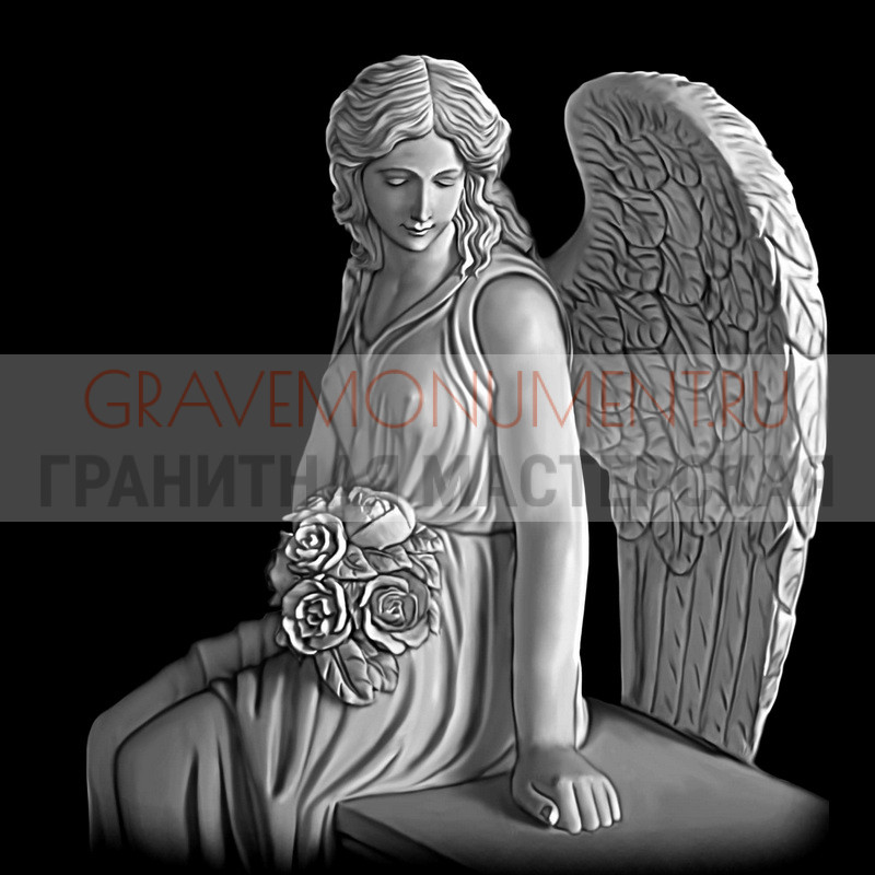 gravemonument.ru Гравировка ангелы ГА 0234