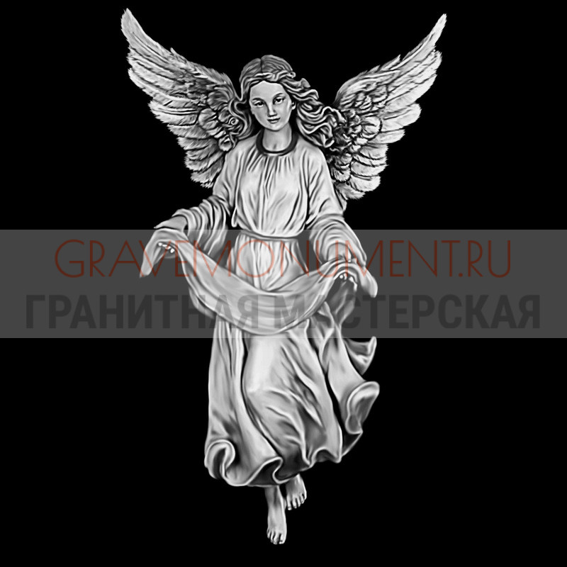 gravemonument.ru Гравировка ангелы ГА 0239