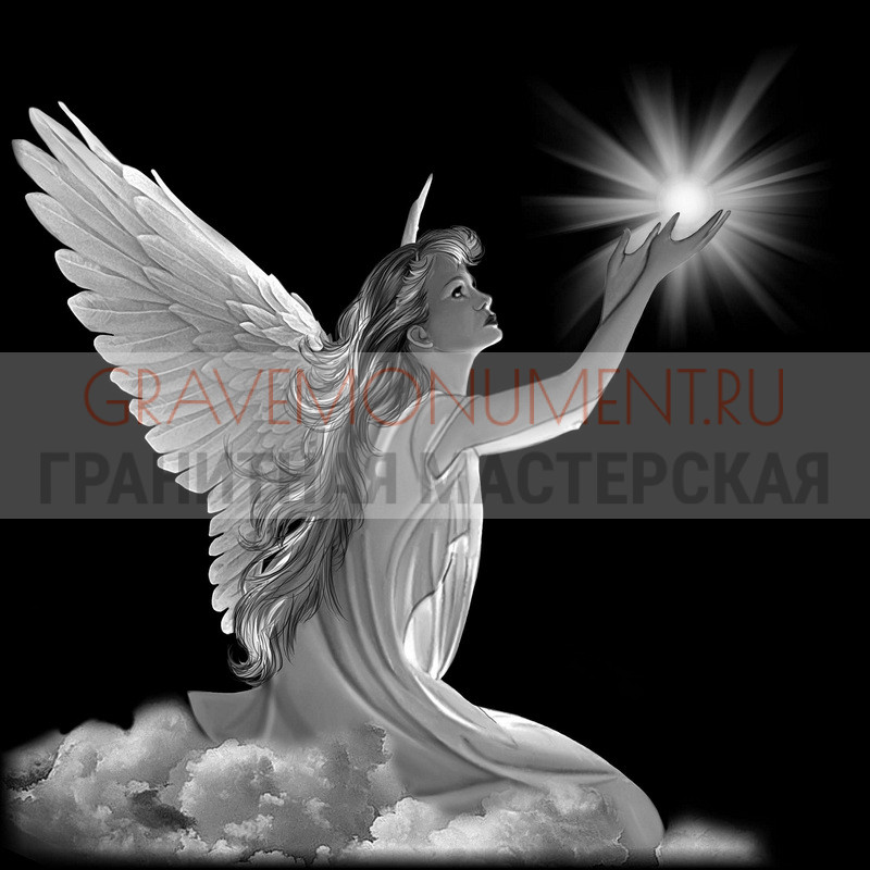 gravemonument.ru Гравировка ангелы ГА 0240