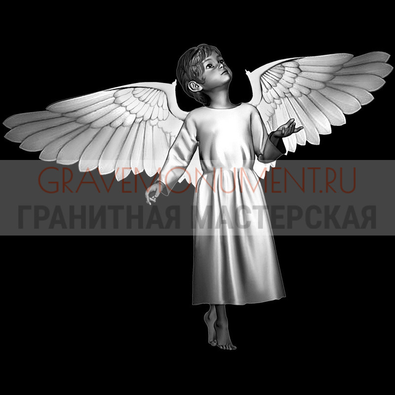 gravemonument.ru Гравировка ангелы ГА 0244