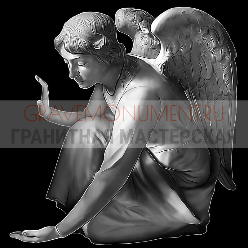 gravemonument.ru Гравировка ангелы ГА 0280