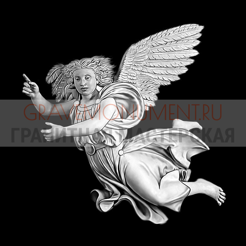 gravemonument.ru Гравировка ангелы ГА 0296