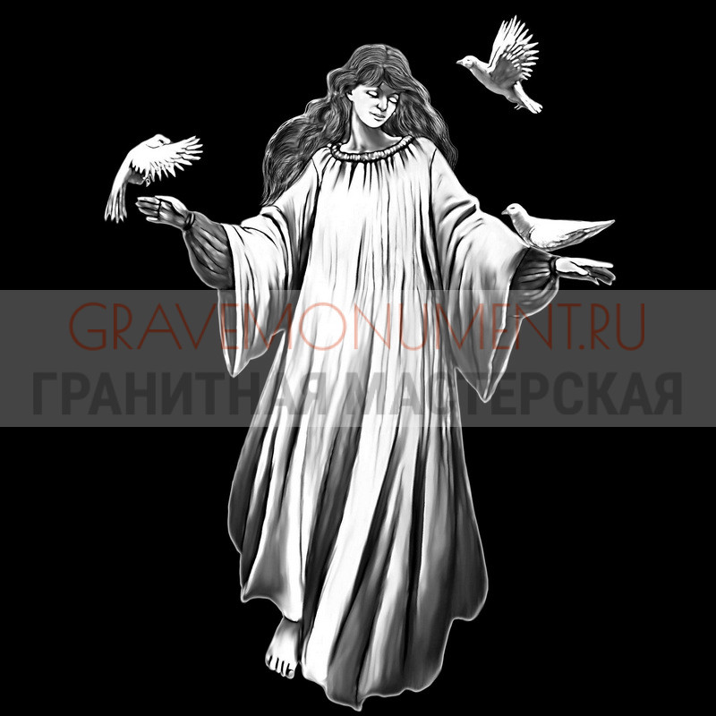 gravemonument.ru Гравировка ангелы ГА 0306