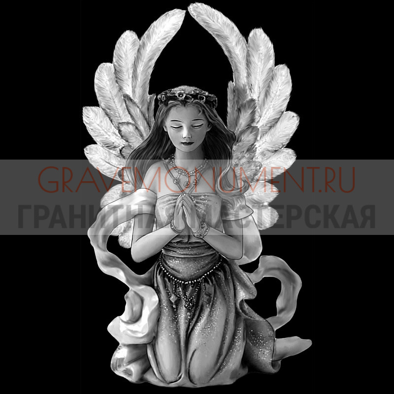 gravemonument.ru Гравировка ангелы ГА 0311