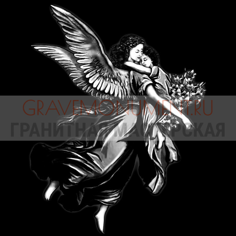 gravemonument.ru Гравировка ангелы ГА 0312