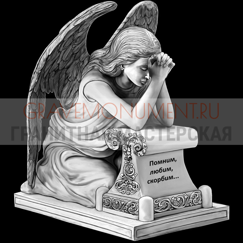 gravemonument.ru Гравировка ангелы ГА 0316