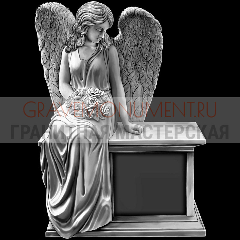 gravemonument.ru Гравировка ангелы ГА 0322