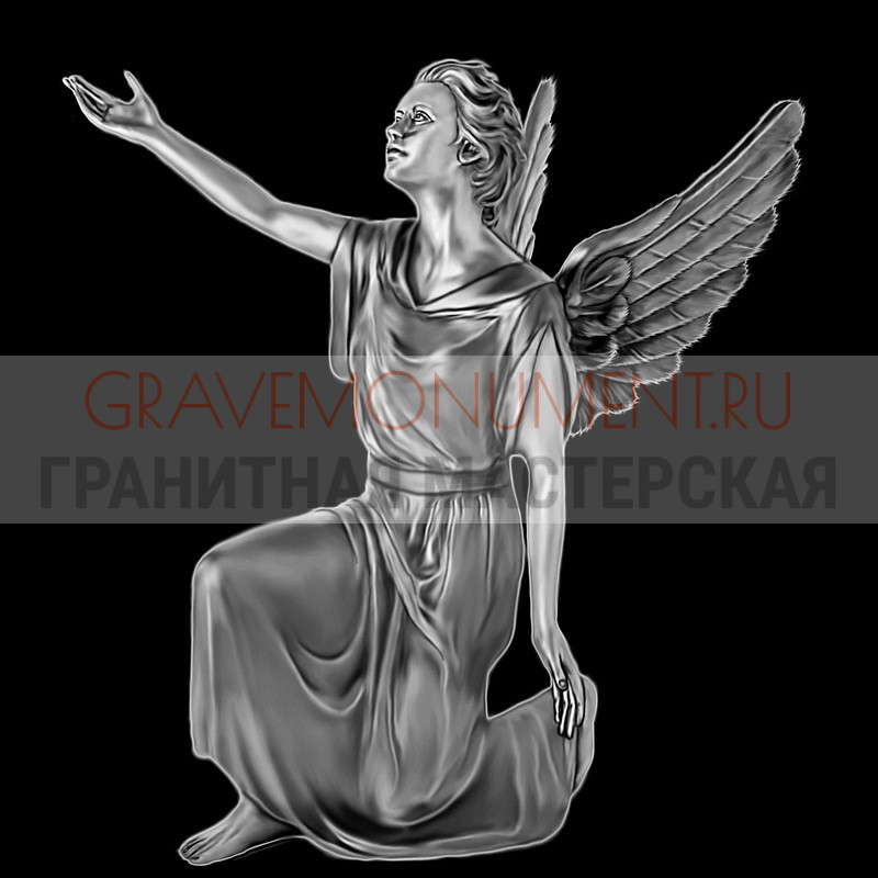 gravemonument.ru Гравировка ангелы ГА 0352