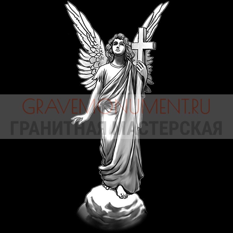 gravemonument.ru Гравировка ангелы ГА 0354