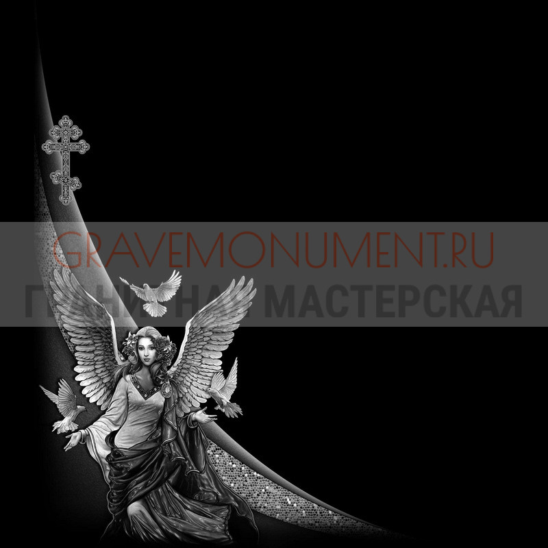gravemonument.ru Гравировка ангелы ГА 0365
