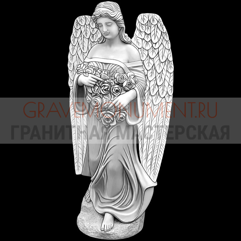 gravemonument.ru Гравировка ангелы ГА 0369