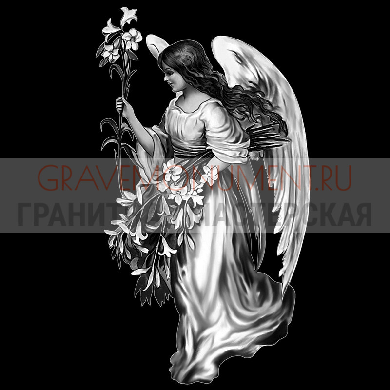 gravemonument.ru Гравировка ангелы ГА 0371