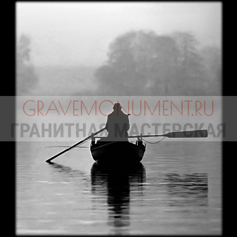 Художественная гравировка пейзаж на памятник Пейзаж на памятник ГП 0063