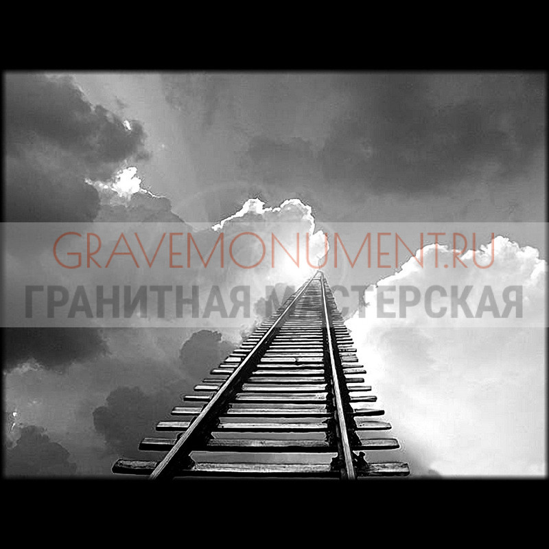 Художественная гравировка пейзаж на памятник Пейзаж на памятник ГП 0099
