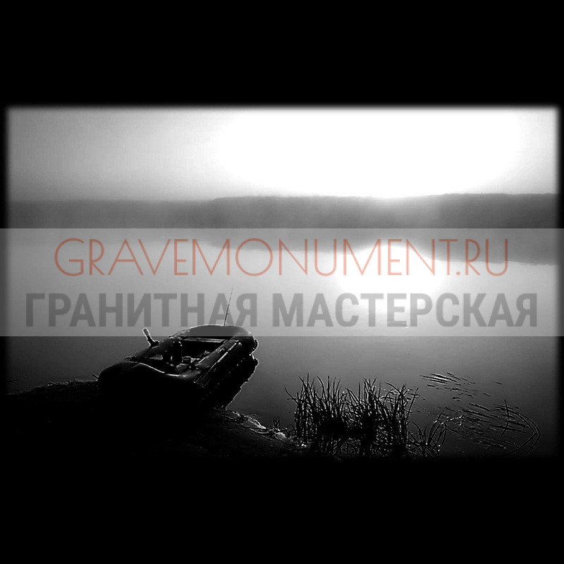 Художественная гравировка пейзаж на памятник Пейзаж на памятник ГП 0282