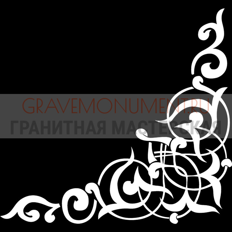Гравировка виньеток на памятнике Гравировка виньетки ГВ 0012