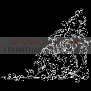 Гравировка виньетки ГВ 0038