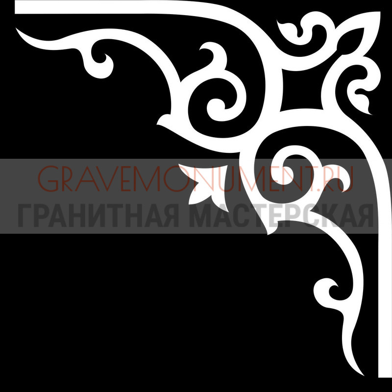 Гравировка виньеток на памятнике Гравировка виньетки ГВ 0078