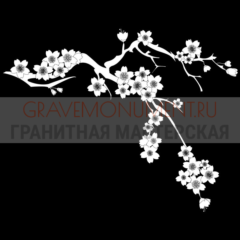 Гравировка виньеток на памятнике Гравировка виньетки ГВ 0112
