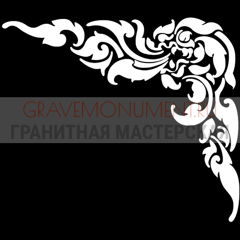 Гравировка виньеток на памятнике Гравировка виньетки ГВ 0170