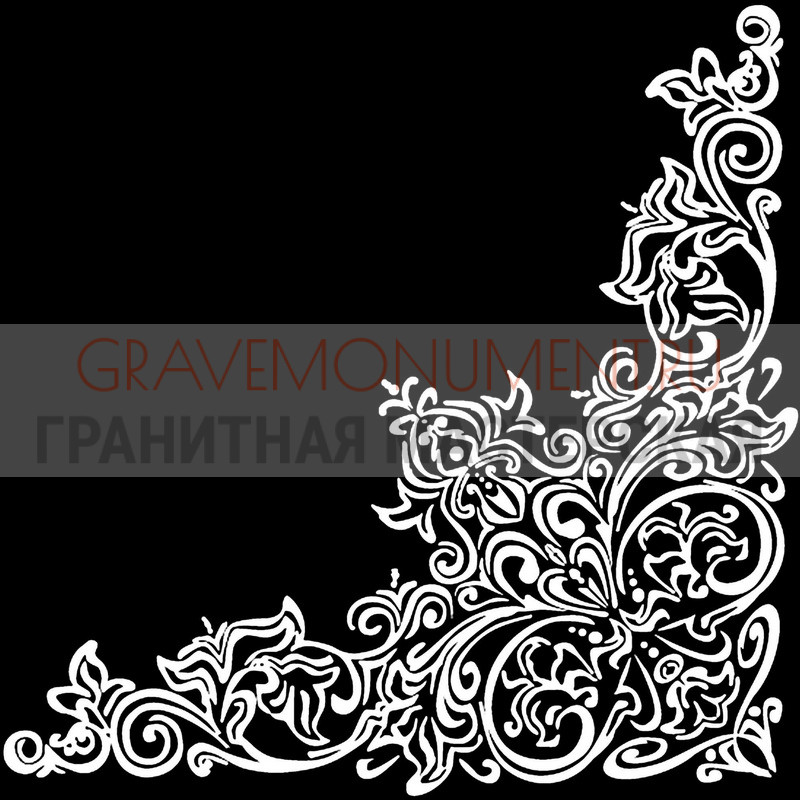 Гравировка виньеток на памятнике Гравировка виньетки ГВ 0220