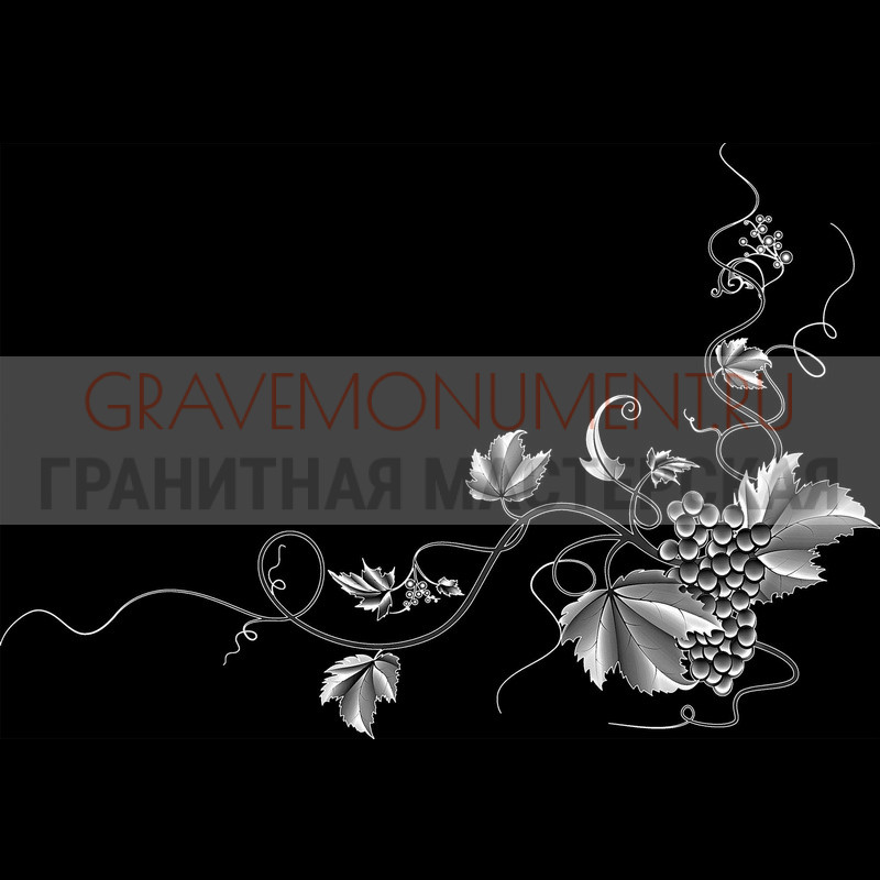 Гравировка виньеток на памятнике Гравировка виньетки ГВ 0273