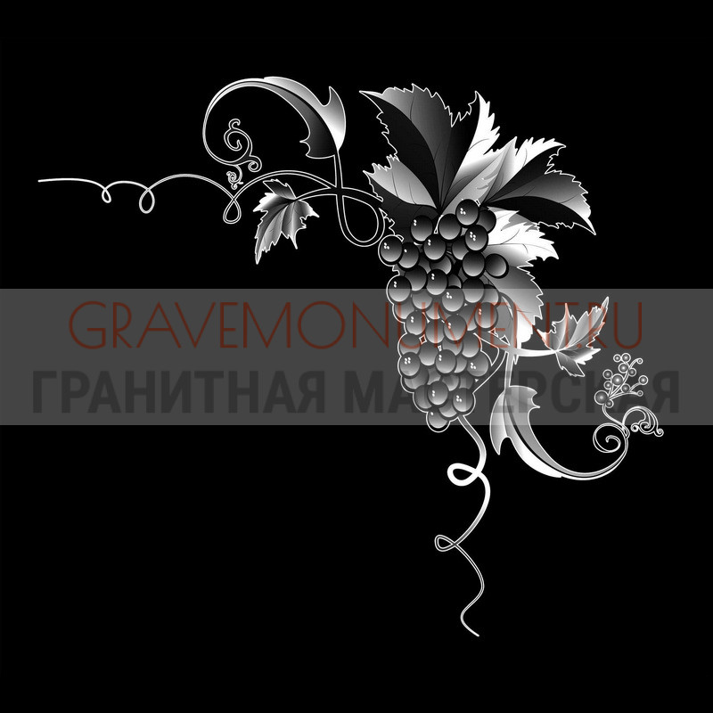 Гравировка виньеток на памятнике Гравировка виньетки ГВ 0283