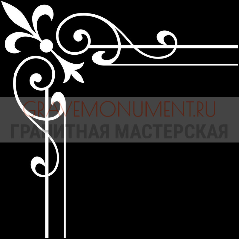 Гравировка виньеток на памятнике Гравировка виньетки ГВ 0431