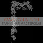 Гравировка виньетки ГВ 0547