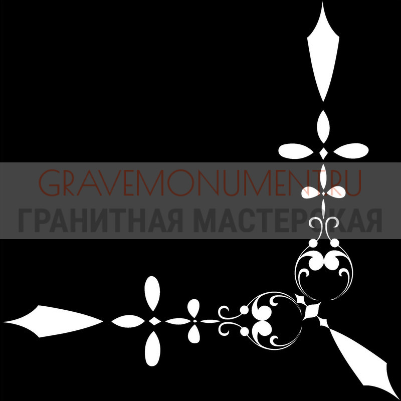 Гравировка виньеток на памятнике Гравировка виньетки ГВ 0569