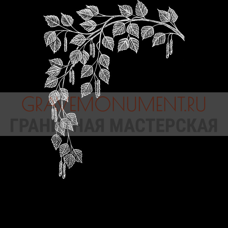 Гравировка виньеток на памятнике Гравировка виньетки ГВ 0616