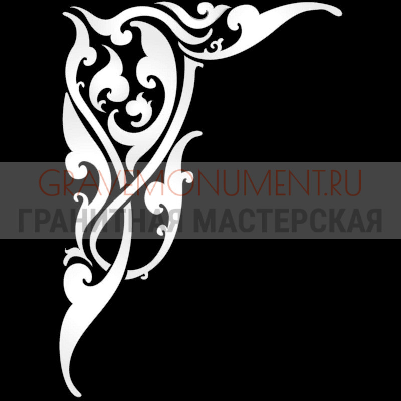 Гравировка виньеток на памятнике Гравировка виньетки ГВ 0668