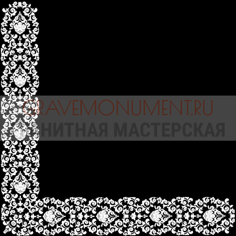 Гравировка виньеток на памятнике Гравировка виньетки ГВ 0677