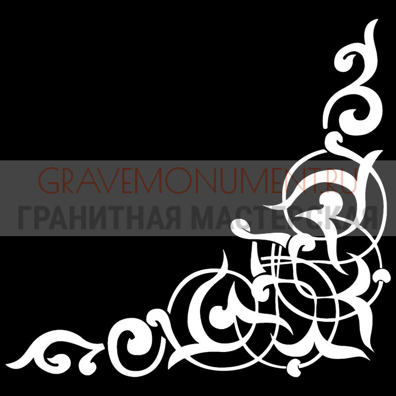 Гравировка виньеток на памятнике Гравировка виньетки ГВ 0713