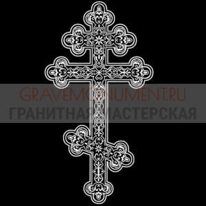 Крест на памятник ХК 0003
