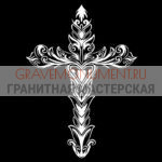 Крест на памятник ХК 0007